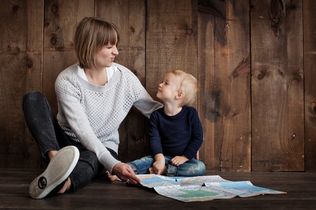 Mother and son